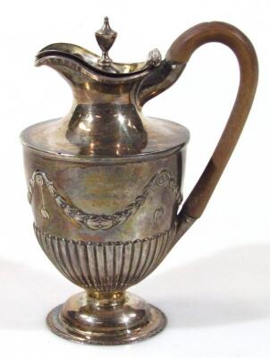 A Victorian silver water jug