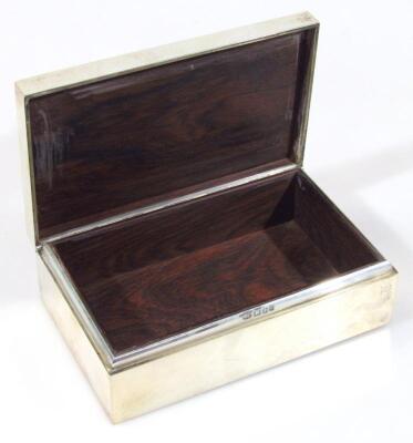 An Elizabeth II silver cigarette box - 3