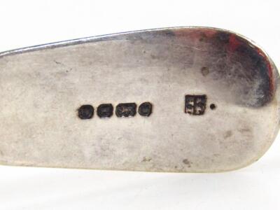 A Victorian silver sifter spoon - 3