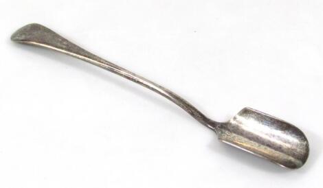 A George V silver cheese scoop