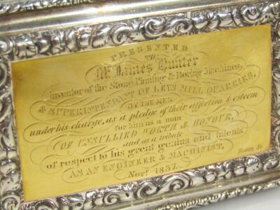 A William IV silver and silver gilt snuff box - 2