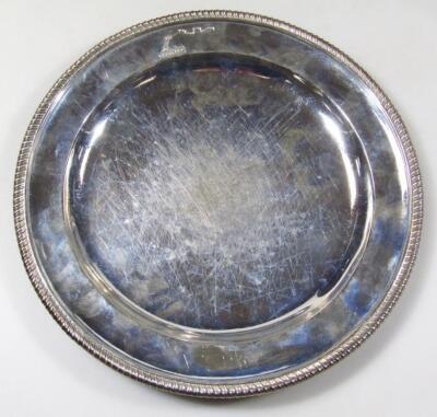 A set of six George III silver plates - 2