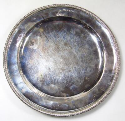 A set of six George III silver plates - 2