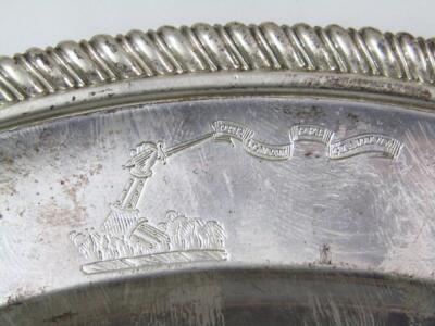 A set of six George III silver plates - 3