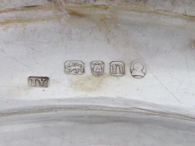 A set of six George III silver plates - 6