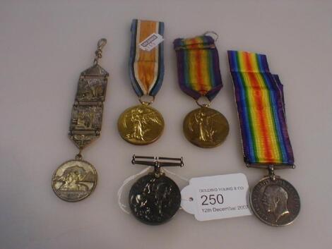 WWII campaign medals, recipient 21294 Private H Harmston, Lincolnshire