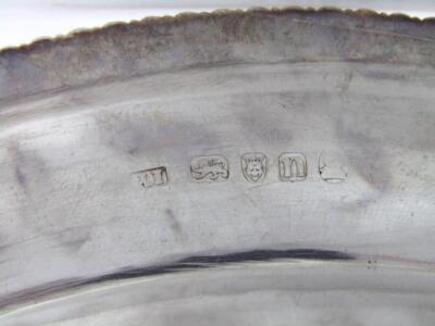 A set of five George III silver plates - 5