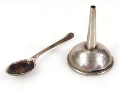 A miniature spoon