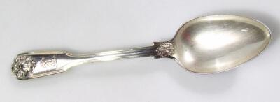 A Victorian silver part canteen of cutlery - 2