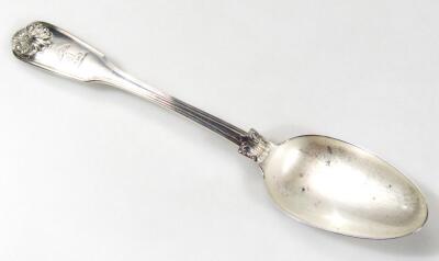 A Victorian silver part canteen of cutlery - 3