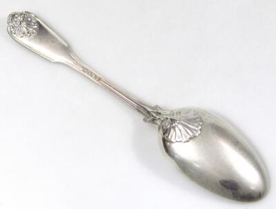 A Victorian silver part canteen of cutlery - 5