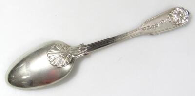 A Victorian silver part canteen of cutlery - 13