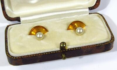 Various sets (3) of pairs of pearl shirt studs - 3