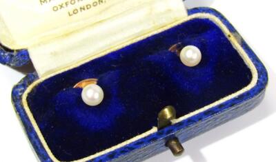 Various sets (3) of pairs of pearl shirt studs - 5