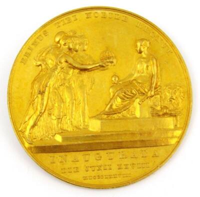 Coronation of Queen Victoria 1838 36mm dia. in gold Eimer 1315 the official Royal Mint issue by B.Pi - 2