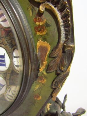 A late 19thC French mantel clock - 8