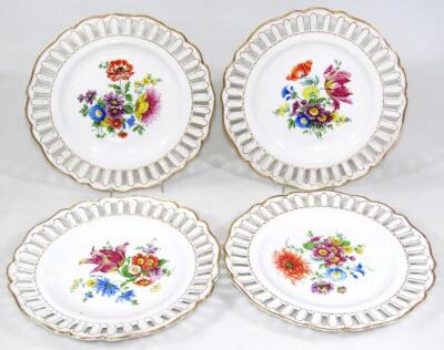 A set of modern Meissen cabinet plates - 4