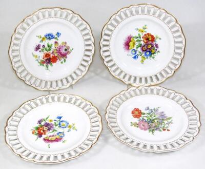 A set of modern Meissen cabinet plates - 5