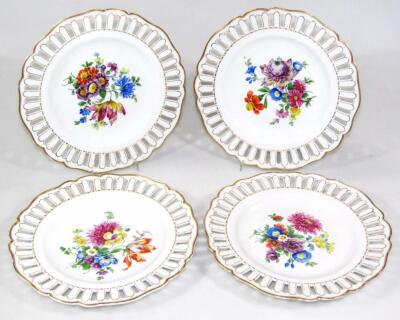 A set of modern Meissen cabinet plates - 6