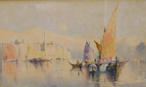 J.A.H. (19th/20thC). Venice scene