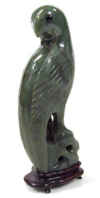 A pair of polished jade carvings - 3