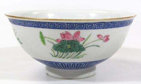 A Chinese porcelain bowl