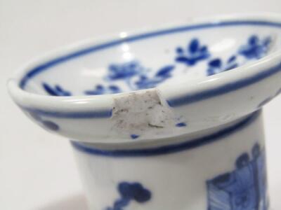 Various early 19thC and later blue and white porcelain - 8