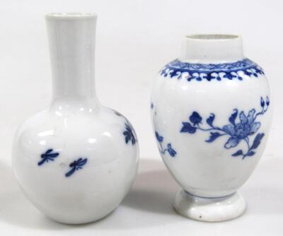 Various early 19thC and later blue and white porcelain - 16