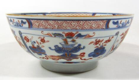 A 19thC Japanese porcelain Imari bowl