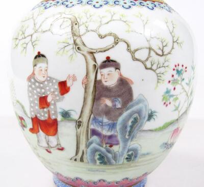 A 20thC Chinese porcelain vase - 7