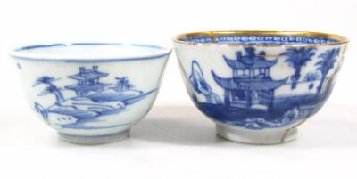 Various Chinese 19thC blue and white porcelain - 5