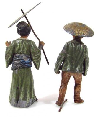 A pair of early 20thC lead figures - 3