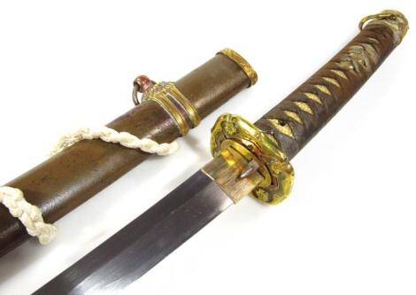 A Japanese officer's Samurai sword