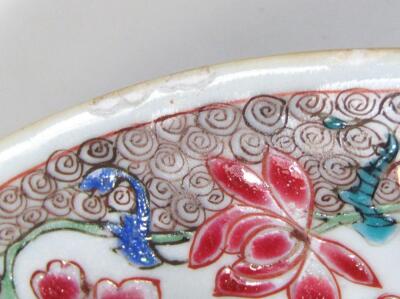 Three 18thC Chinese porcelain plates - 6