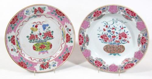 Two early 19thC Chinese plates