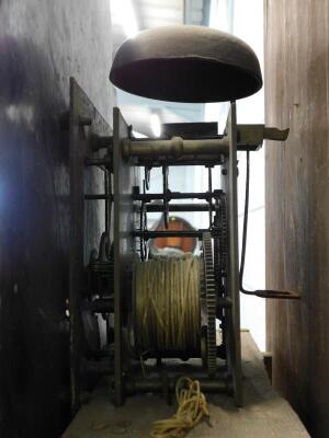 An early 19thC mahogany longcase clock - 3