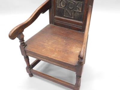 A Wainscot chair - 3