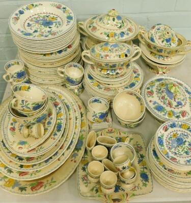 An extensive Mason's Patent Ironstone Regency pattern part dinner