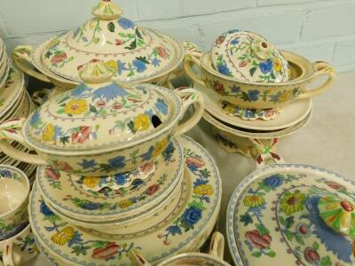 An extensive Mason's Patent Ironstone Regency pattern part dinner - 3