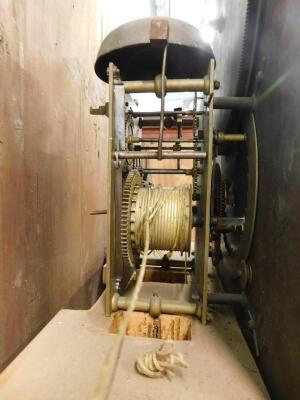 An 18thC and later oak longcase clock - 3