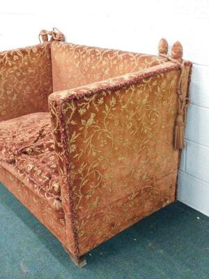 An early 20thC two seat Knoll type sofa - 2