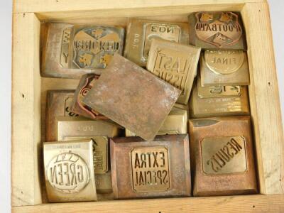 Brass printing plates - 2