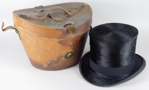 A gentleman's top hat made by Tress & Co of London