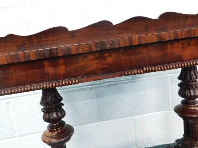 A William IV mahogany rectangular centre table - 3