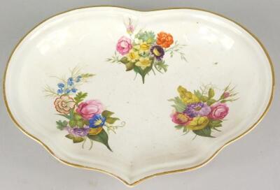 An early 19thC English porcelain dish