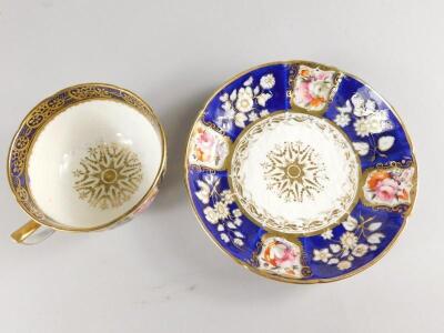 A 19thC English porcelain cup and saucer - 2