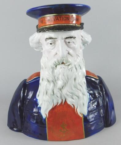 A faience bust of General Booth