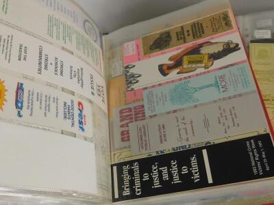 The Barbara Smith bookmark collection. Three folders of bookmarks - 2