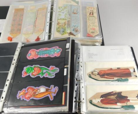 The Barbara Smith bookmark collection. Greetings cards with attached markers. (contents of three f