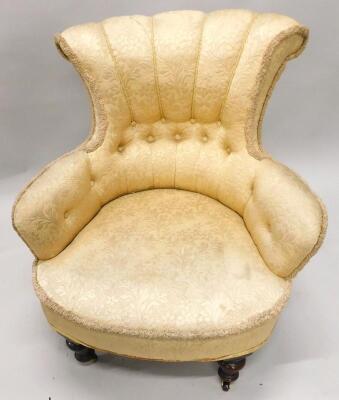 A Victorian nursing chair